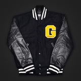 Classic Gully Gang Varsity Jacket - Black